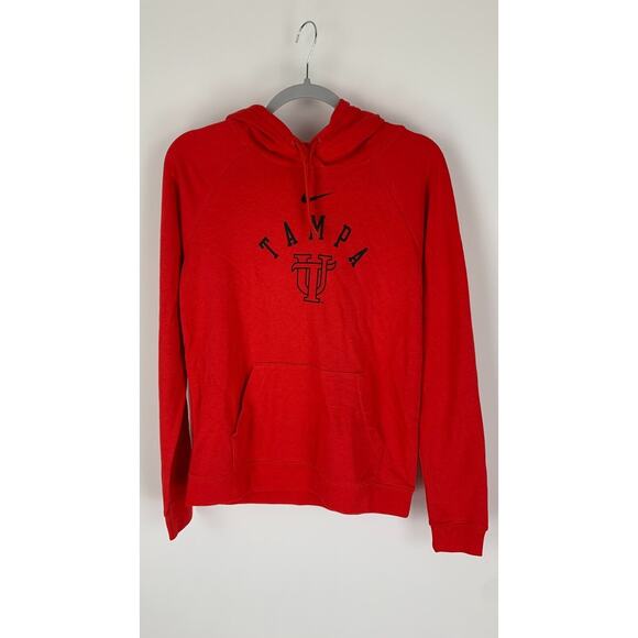 Nike Womens Red University of Tampa Varsity Fleece Hoodie Long Sleeve Small NWT - Picture 2 of 9
